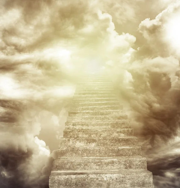 Premium Photo  Stairway to heaven in the clouds