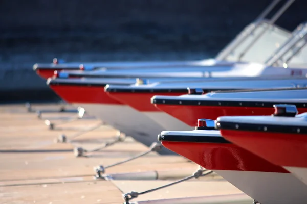 Bows of Rental Boats