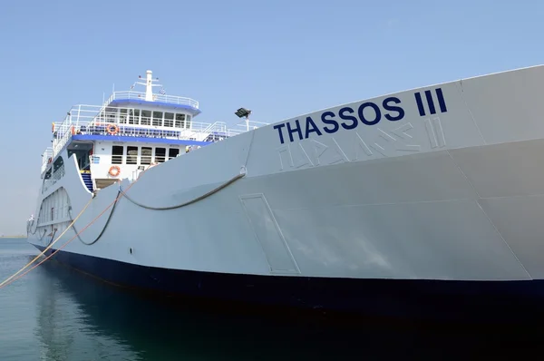 The Thassos ferry detail