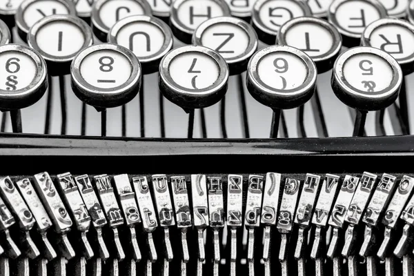 A typewriter keyboard