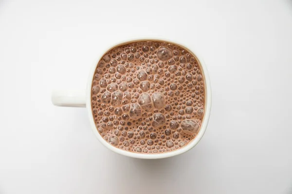 Cocoa in a white cup