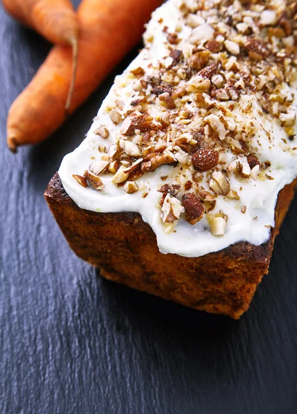 Carrot cake with butter cream icing