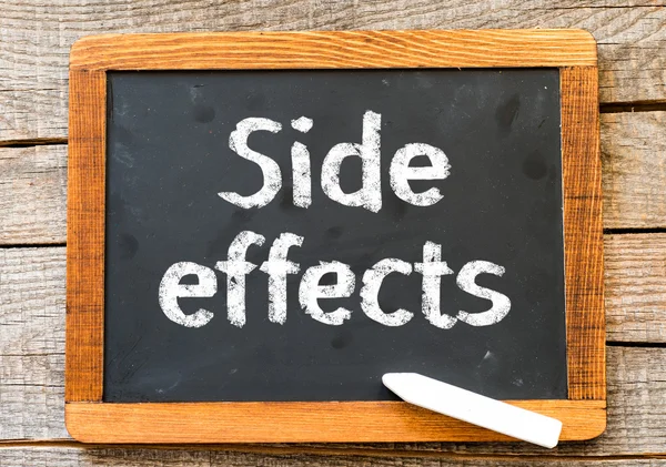 Blackboard with word Side Effects