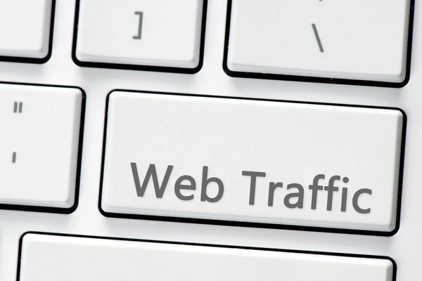 Keyboard with web traffic button