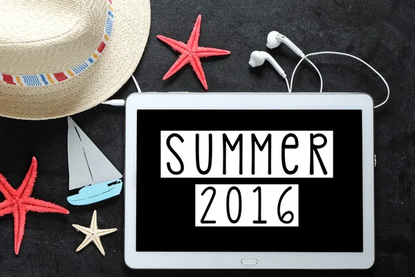 Digital tablet pc with summer 2016