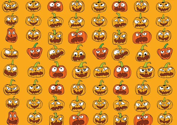 Halloween card with pumpkin