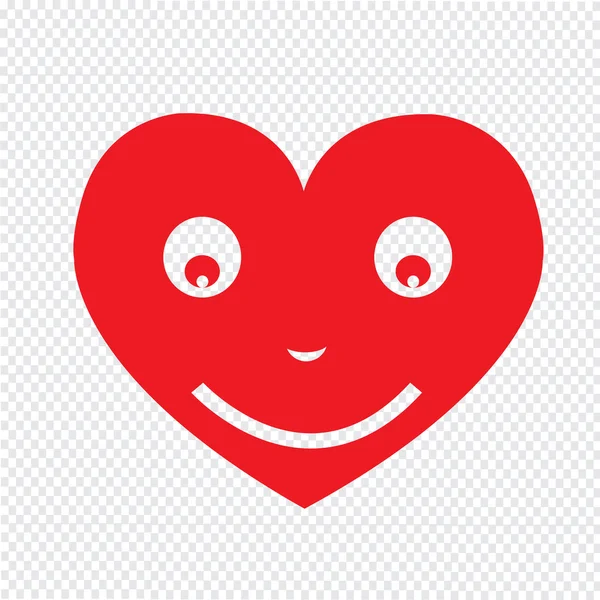 Heart Face Emotion Icon Illustration sign design