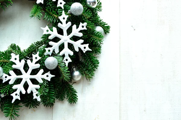 Snow flakes Christmas wreath