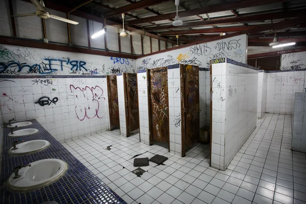 Urban ghetto restroom