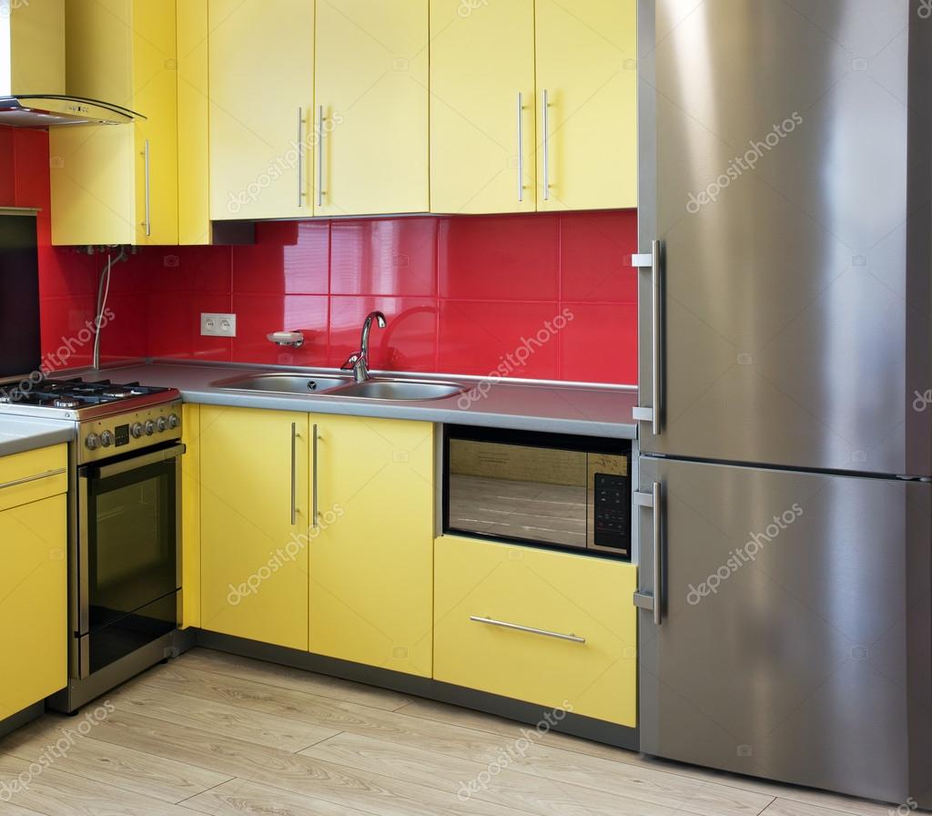 Cucina giallo — foto stock © angelika #76400561