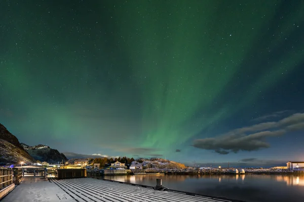 Aurora borealis, the Northern Lights, Lofoten Islands