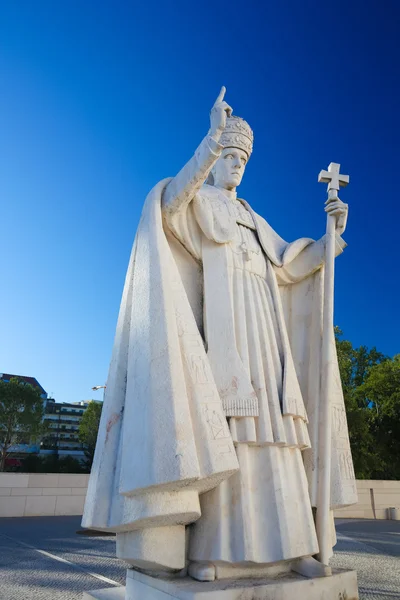 Statue of Pope Pius XII in Fatima, Portugal