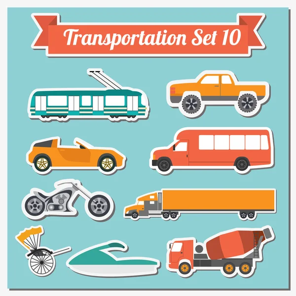 Set of all types of transport icon  for creating your own infogr