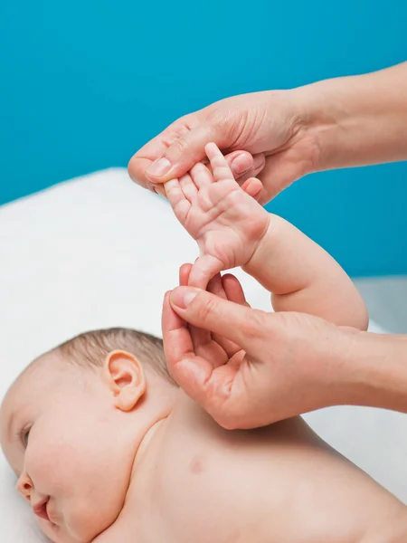 Foot massage newborn
