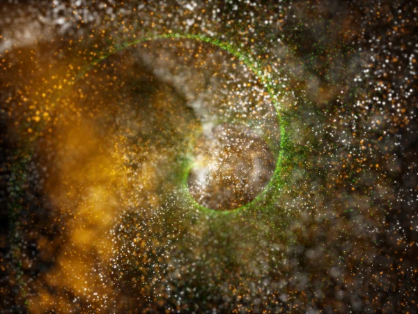 Particles formation tricolors background