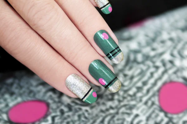 French green manicure.