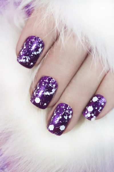Lilac nail Polish.