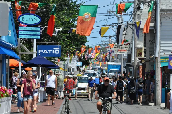 Commercial Street in Provincetown, Cape Cod in Massachusetts