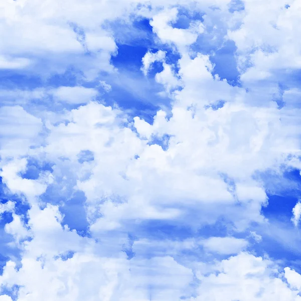 Seamless texture of blue clouds