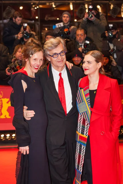 Laura Schmidt, director Wim Wenders and wife Donata Wenders