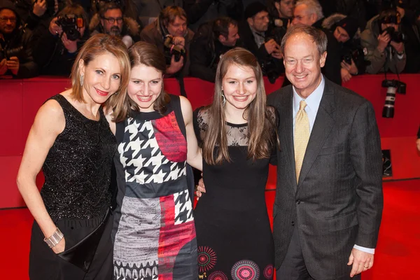 John B Emerson, with his wife Marteau Emerson and daughters Jacqueline and Hayley