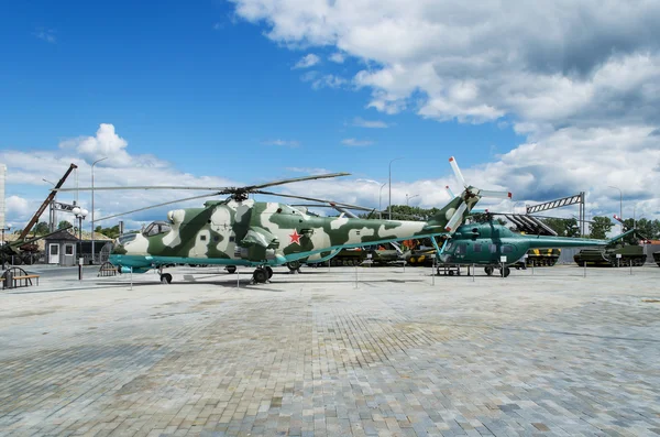 Military helicopters -  the Museum exhibits