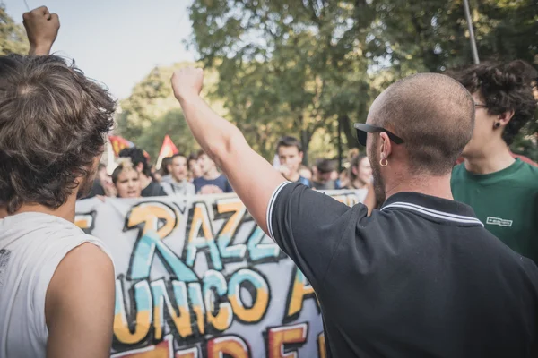 Manifestation held in Milan october 18, 2014