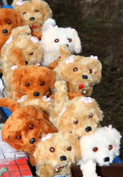 Various Stuffed Toys on Sale at Stall