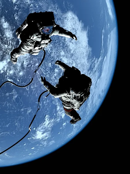Two astronauts