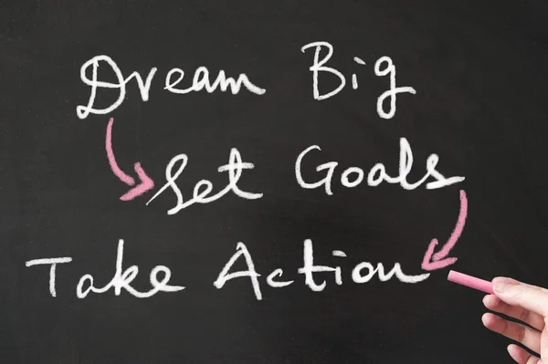 Dream big, set goals and take action