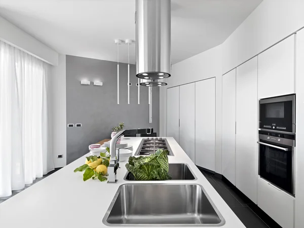 Internal view of a modern kitchen