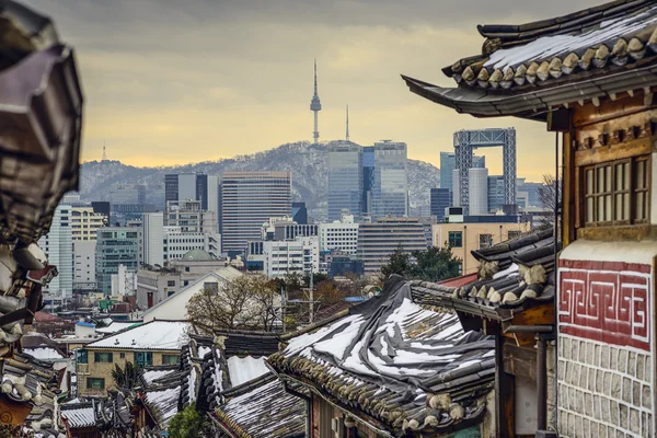 Seoul, South Korea Historic Distric and Skyline