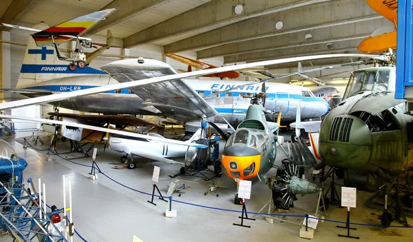 Interior view of The Aviation Museum in Vantaa