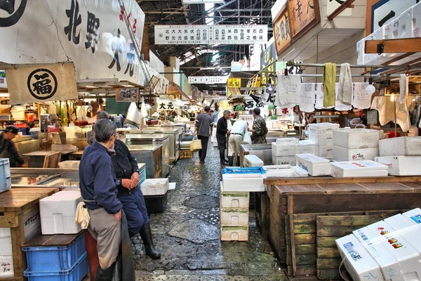 Fish market in Japan