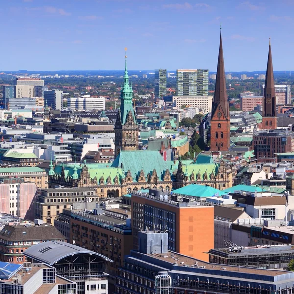 Hamburg aerial view