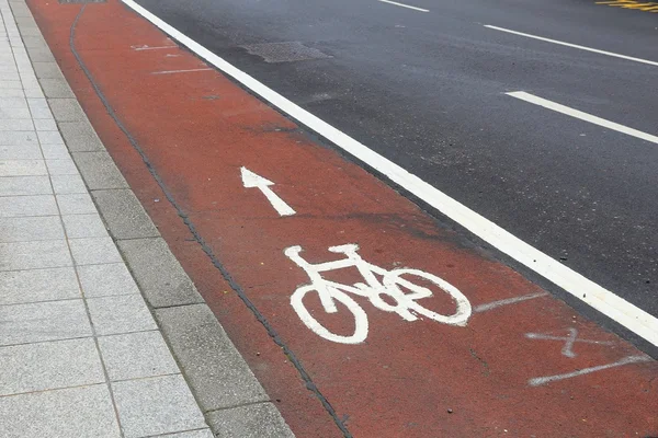 Bicycle lane in UK