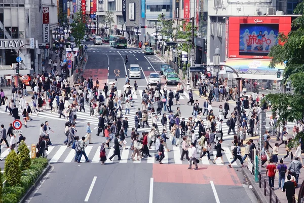 Tokyo crowds in Japan