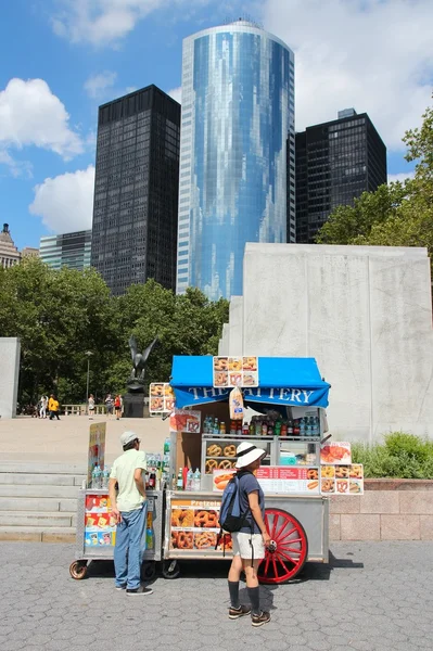 Battery Park food stand