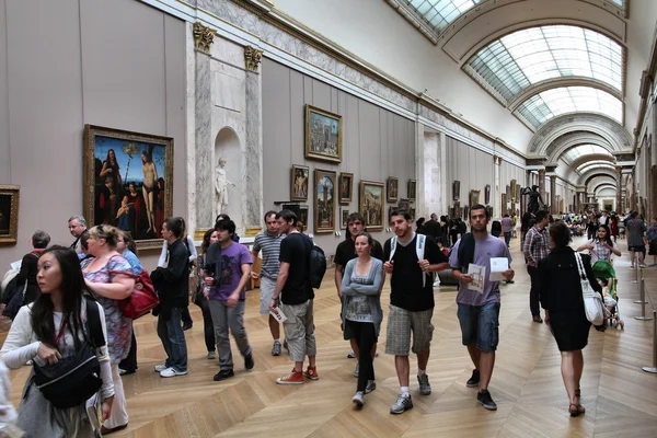People visit Louvre