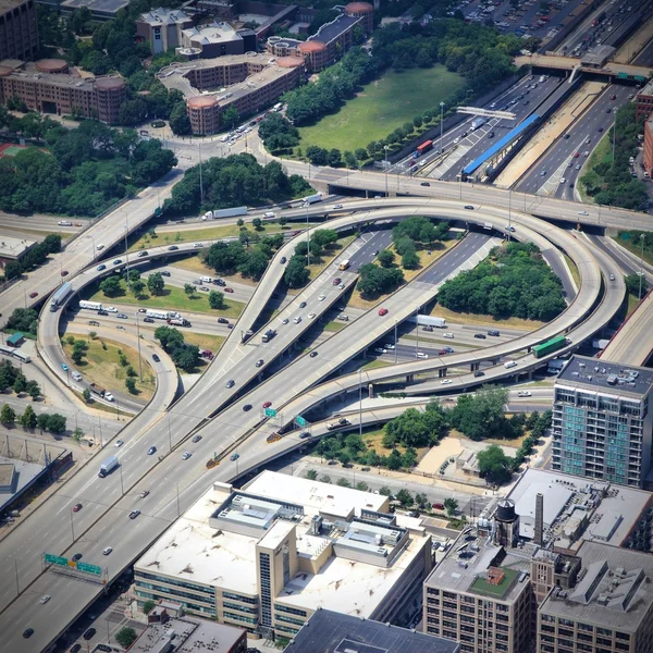 Freeway interchange