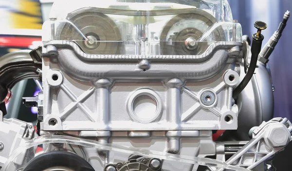 Auto engine of close-up