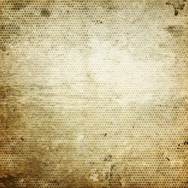 Grunge old paper with halftone patterns.