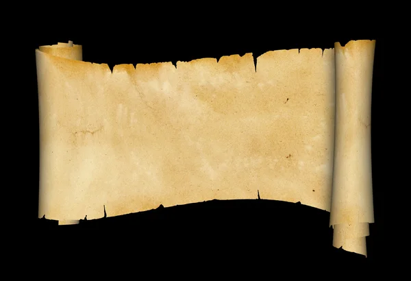 Scroll of ancient parchment.