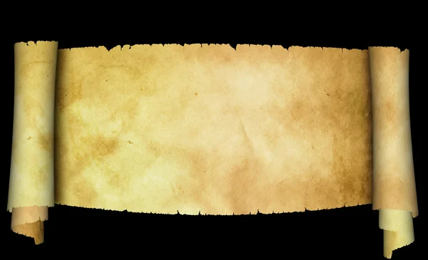 Scroll of antique parchment.