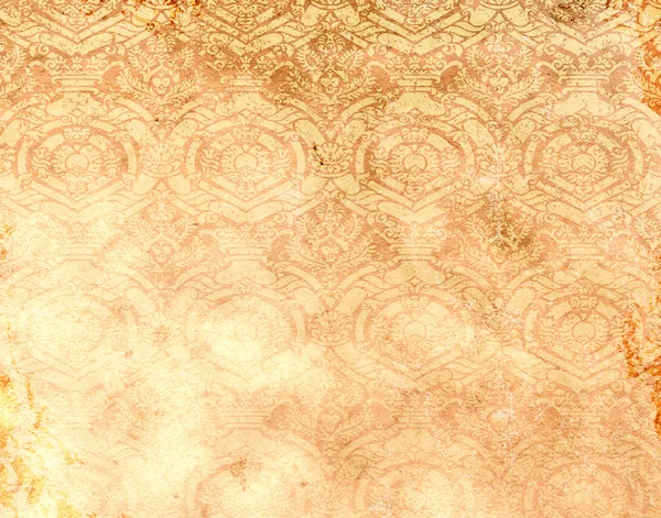 Dirty paper background with old-fashioned patterns.