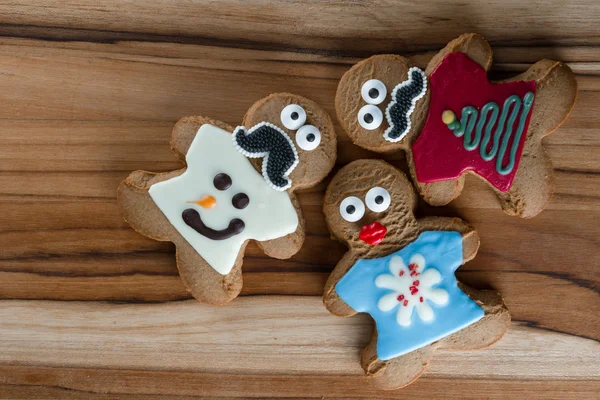 Funny holiday gingerbread cookies