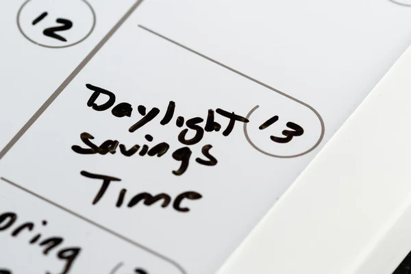 March 13, Daylight savings time