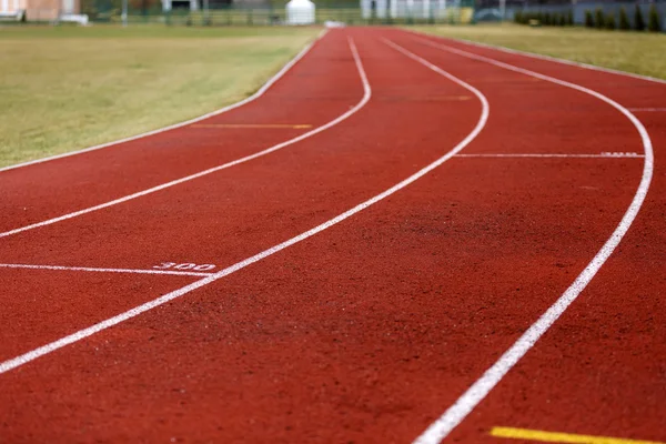 Picture with a running track