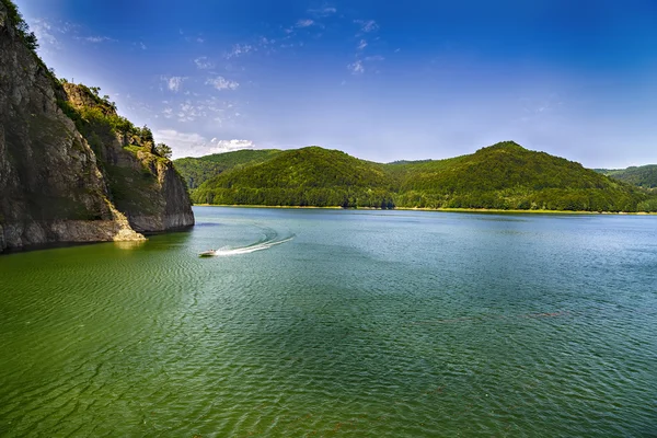 Vidraru Dam on Arges River. Arges, Romania. Hydro electric power