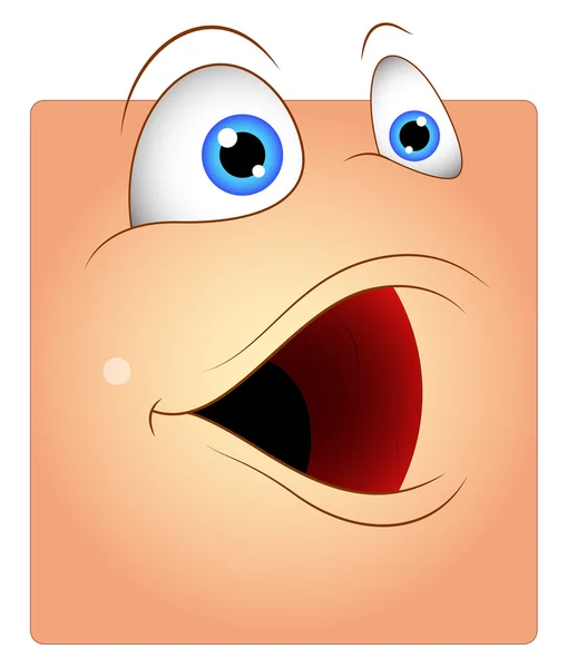 Laughing Face Box Smiley Vector